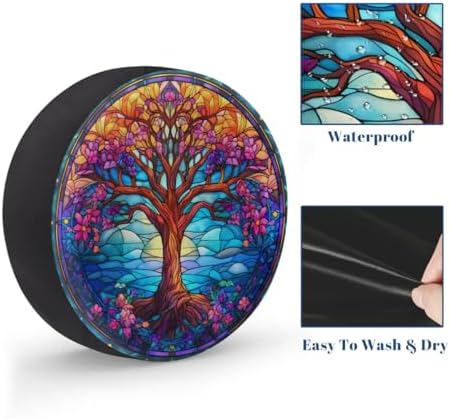 Tree of Life Spare Tire Cover Dust-Proof Spare Wheel Covers - Image 4