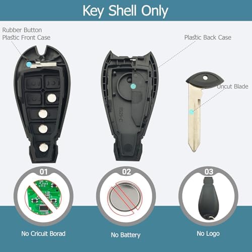Horande Replacement Key Fob Cover Case fit - Image 6