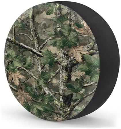 Camouflage Green Spare Tire Cover Dust-Proof Wheel Protector - Image 2