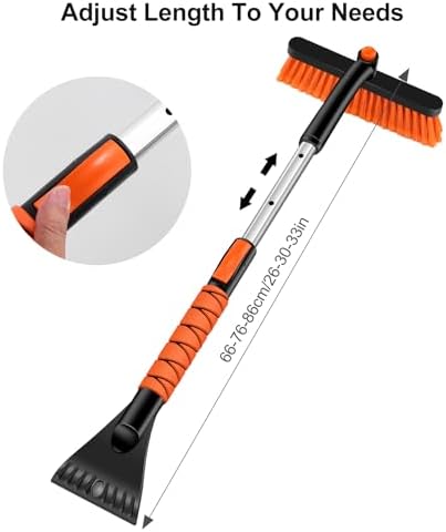 Odoland 33" Extendable Snow Brush - Image 2