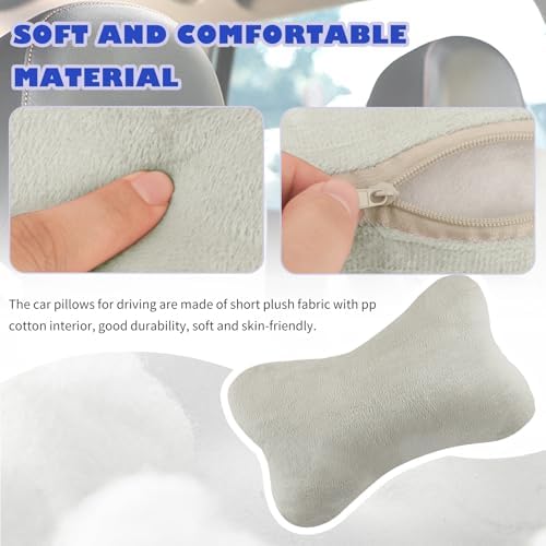 2PCS Car Headrest Pillow, Soft & Comfortable Car Neck Pillow - Image 4