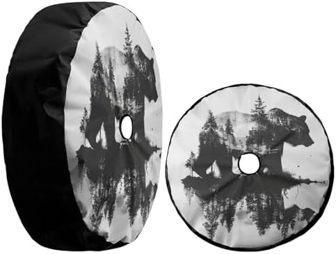 Delerain Bear and Tree Spare Tire Cover - Image 3