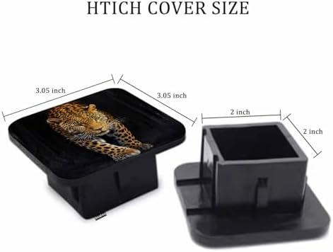Leopard Truck Hitch Covers - Image 2
