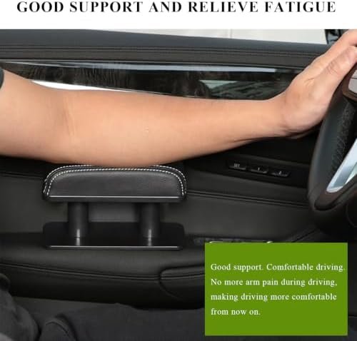 Car Armrest Pad, Adjustable Height Left Elbow Support Anti-Fatigue Car Door Arm - Image 4