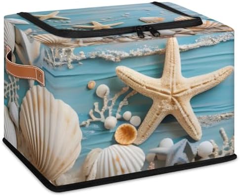 Ocean Shells Starfish Storage Bins by YLYNIU