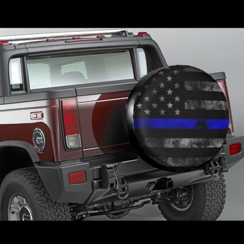 American Flag Spare Tire Cover, Universal Waterproof & Dustproof Wheel - Image 4