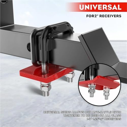 Hitch Tightener 2pCS Hitch Anti Rattle Anti Rattle Clamp, Hitch Stabilizer - Image 4