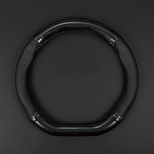 gunhunt 1 PC Car Breathable Steering Wheel Cover, Carbon Fiber Non-Slip by gunhunt