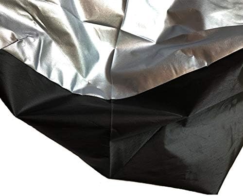 Car Black Sliver 13-19'', 17-22'' Spare Tire Tyre Wheel Cover Bag - Image 6