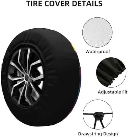 Cats Eat Pizza Spare Tire Cover - Image 2