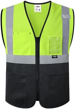 JKSafety Safety Vest for men women Hi Vis Vest by JKSafety