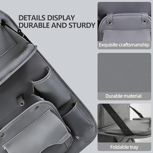 Car Seat Organizer, Storage Bag and Tray Rack, Trash Storage - Image 6