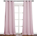 NICETOWN Room Darkening Drapes, 1 Pair, 42 x 90-inch, Lavender Pink by NICETOWN