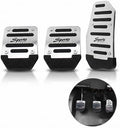 3 PCS Car Pedals Pads, Anti-slip Design, Manual Transmission Accelerator Brake by Unknown