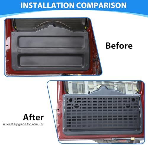 Car Trunk Rear Door Foldable Table Cargo Shelf Storage Tailgate Table - Image 2