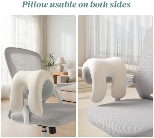 SheRest Office Chair Neck Pillow, Memory Foam Ergonomic Nap Pillow Office Chair - Image 4