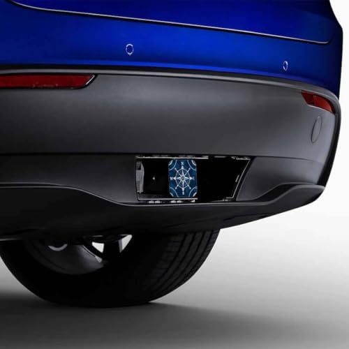 Trailer Hitch Covers Compass, World Map Nautical Wind Rose Compass Rope Knots - Image 4