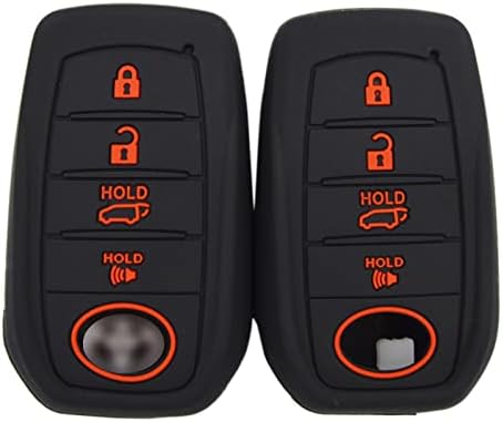 Silicone 4 Buttons Key Fob Cover Case by Zorratin