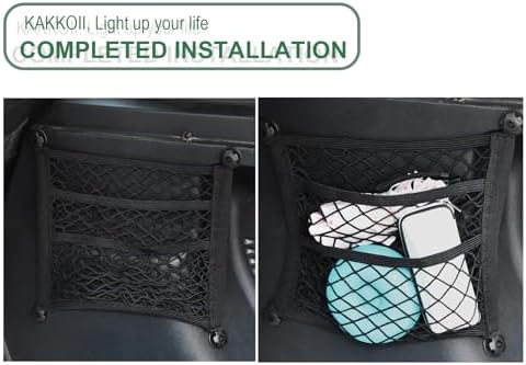3 Layer Small Cargo Net, Cargo Storage Pocket Net, Mesh Elastic Pouch Organizer - Image 6