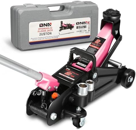 DNA Motoring Floor Jack with Socket and Lock, Low Profile Hydraulic Trolley Jack by DNAMOTORING-Tools