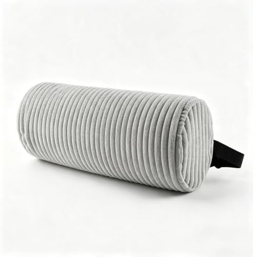 Corduroy Lumbar Roll Support Pillow by Unknown
