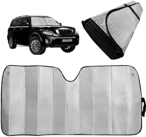 GWUSKDT Car Windshield Sunshade-Thicken 5-Layer Bubble Block Heat and Sun UV by CarSunshade