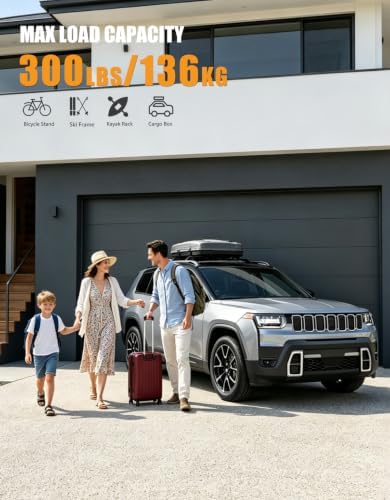 KINGGERI 300lbs Roof Rack Cross Bars - Image 3