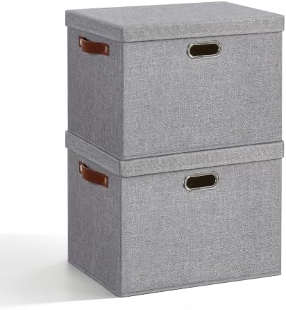 17" Large Fabric Storage Box by Roobyl