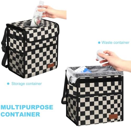 Femuar Leak Proof Car Trash Can - Image 6
