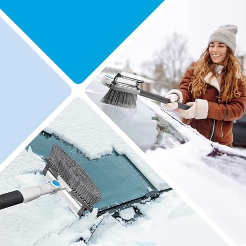Snow Scraper for Car Snow Brush and Ice Scraper for Windshield Snow Removal - Image 5