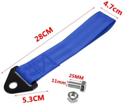 RASTP Racing Tow Strap for Front or Rear Bumper - Image 5