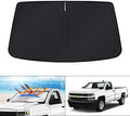 KUST Windshield Sun Shade for 2014-2016 2017 2018 Chevrolet Chevy Silverado/GMC by KUST