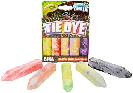 Crayola Tie Dye Chalk 5ct - Image 3
