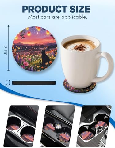 WOCOCN Car Coasters for Cup Holders - Image 6