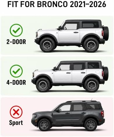 Bronco Tailgate Table Fit for 2021-2026 Ford Bronco 2/4 Door - Image 4