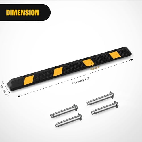 Nilight 72-Inch Parking Curb - Image 4
