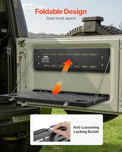 VEVOR Tailgate Table, for 2021-2026 Ford Bronco 4 Door Hardtops, 88 lbs Load - Image 4