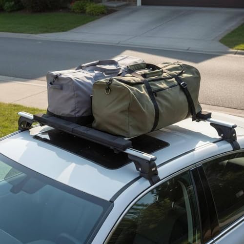 predolo Car Roof Cushion Padded Roof Rack Pad Luggage Carrier Crossbar - Image 2