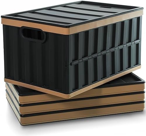 Citylife 4PC 64L Collapsible Storage Bins by CITYLIFEHomeOrganization