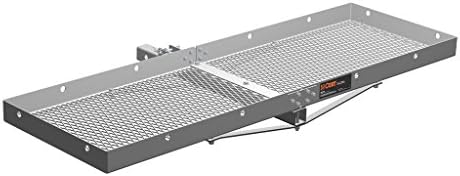 CURT 18100 Tray-Style Trailer Hitch Cargo Carrier, 500 lbs. Capacity, 60-Inch x - Image 3