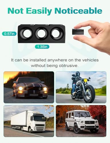 Elook Upgraded Deer Whistles for Car, Three-Horn, 8 Pack - Image 3