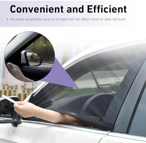 4PCS Car Window Shades, Mesh Side Window Sun Shade, Stretchy Front Rear Window - Image 2