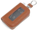 SENDEFN Universal Car Key Fob Case Leather Smart Remote Keychain Protector by SENDEFN