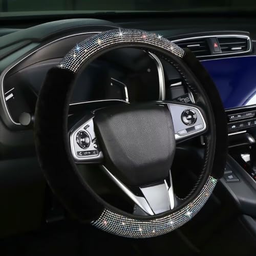 Bling Fluffy Steering Wheel Cover by Muamos