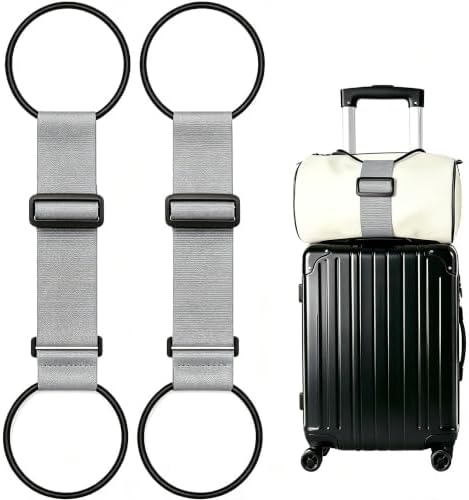 2Pack Adjustable Luggage Straps by VBWEOIJewelry