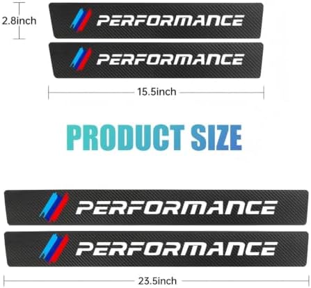 4-Pack Car Door Sill Guards Anti-Scratch Threshold Stickers - Image 2