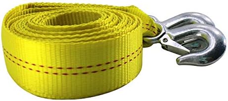 HFS Heavy-Duty Tow Strap with Hooks 10, 000-Pound Capacity Woven Polyester - Image 6