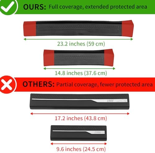 Door Sill Protector for 2021-2026 Ford Bronco 4 Door Accessories - Image 3