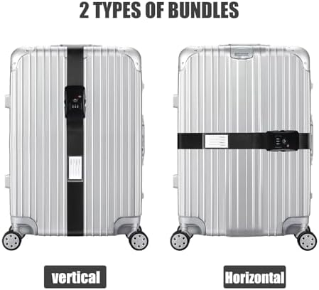 Veki Travel Luggage Straps for Suitcases, TSA Approved - Image 2