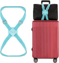 ZINZ High-Elastic Luggage Strap Adjustable Suitcase Belt, Light Green by ZINZ